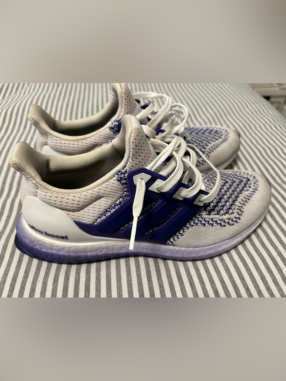 adidas Ultra Boost - purple and white